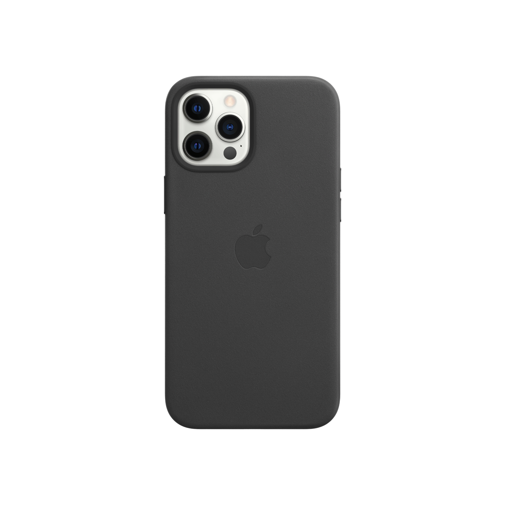 iPhone 12 Pro Max Deri Kılıf Siyah Telefon Kılıfı