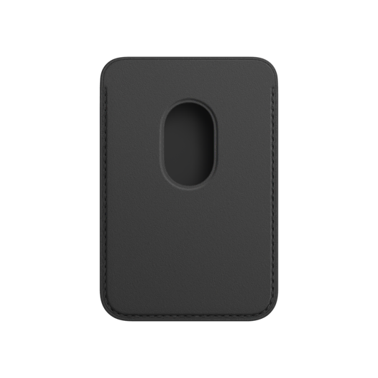 iPhone 12/12 Pro Deri Cüzdan Siyah Cep Telefonu Aksesuar