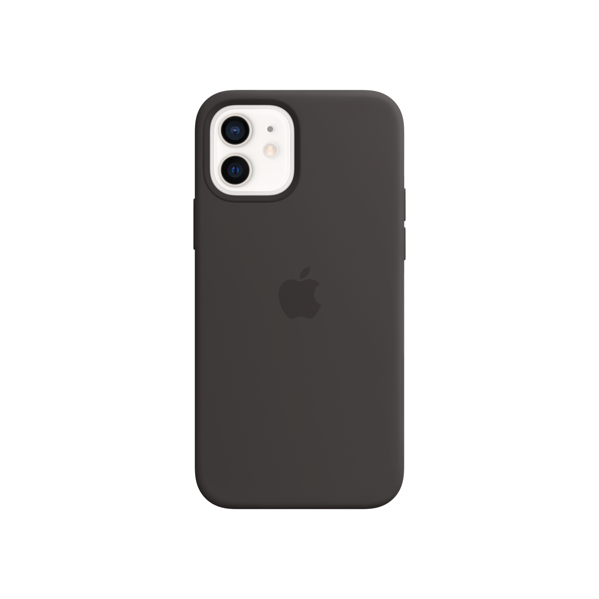 iPhone 12/12 Pro Silikon Kılıf Siyah Telefon Kılıfı