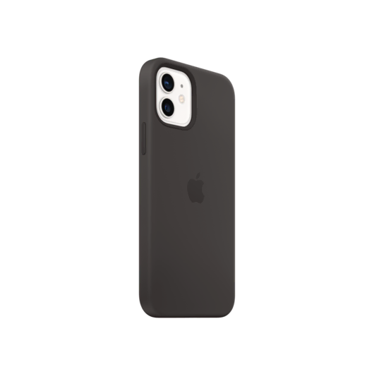 iPhone 12/12 Pro Silikon Kılıf Siyah Cep Telefonu Aksesuar