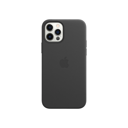iPhone 12/12 Pro Deri Kılıf Siyah Cep Telefonu Aksesuar