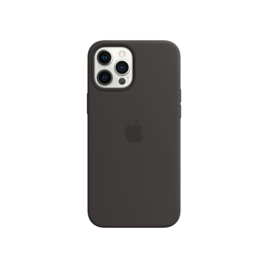 iPhone 12 Pro Max Silikon Kılıf Siyah Cep Telefonu Aksesuar