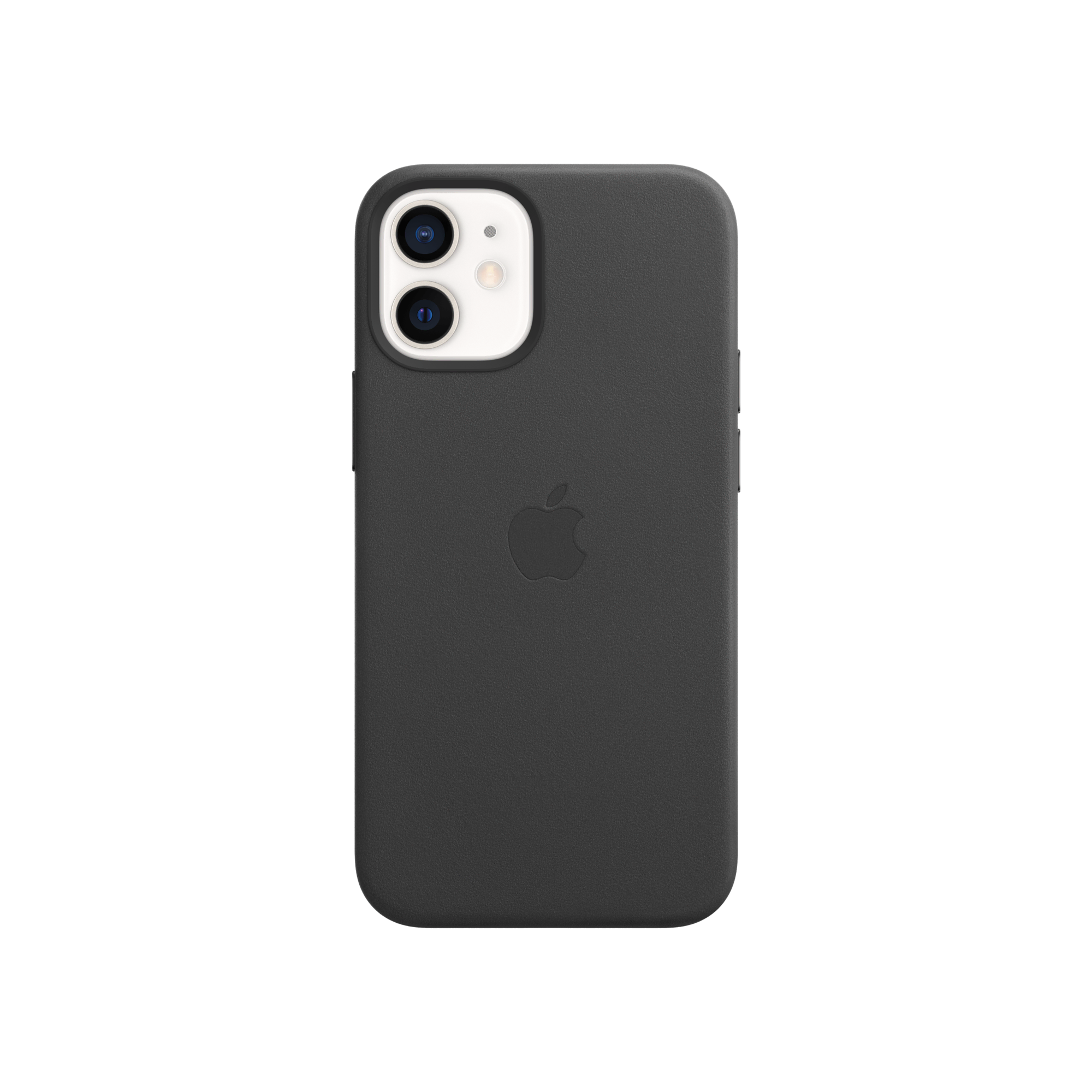 iPhone 12 mini Deri Kılıf Siyah Telefon Kılıfı
