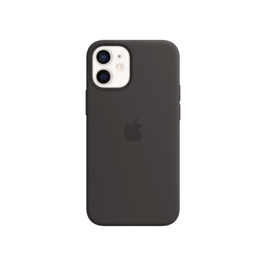 iPhone 12 mini Silikon Kılıf Siyah Cep Telefonu Aksesuar