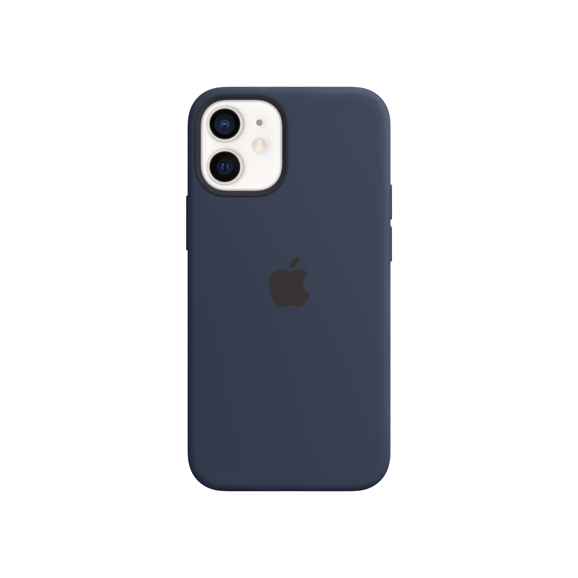 iPhone 12 mini Silikon Kılıf Lacivert Telefon Kılıfı