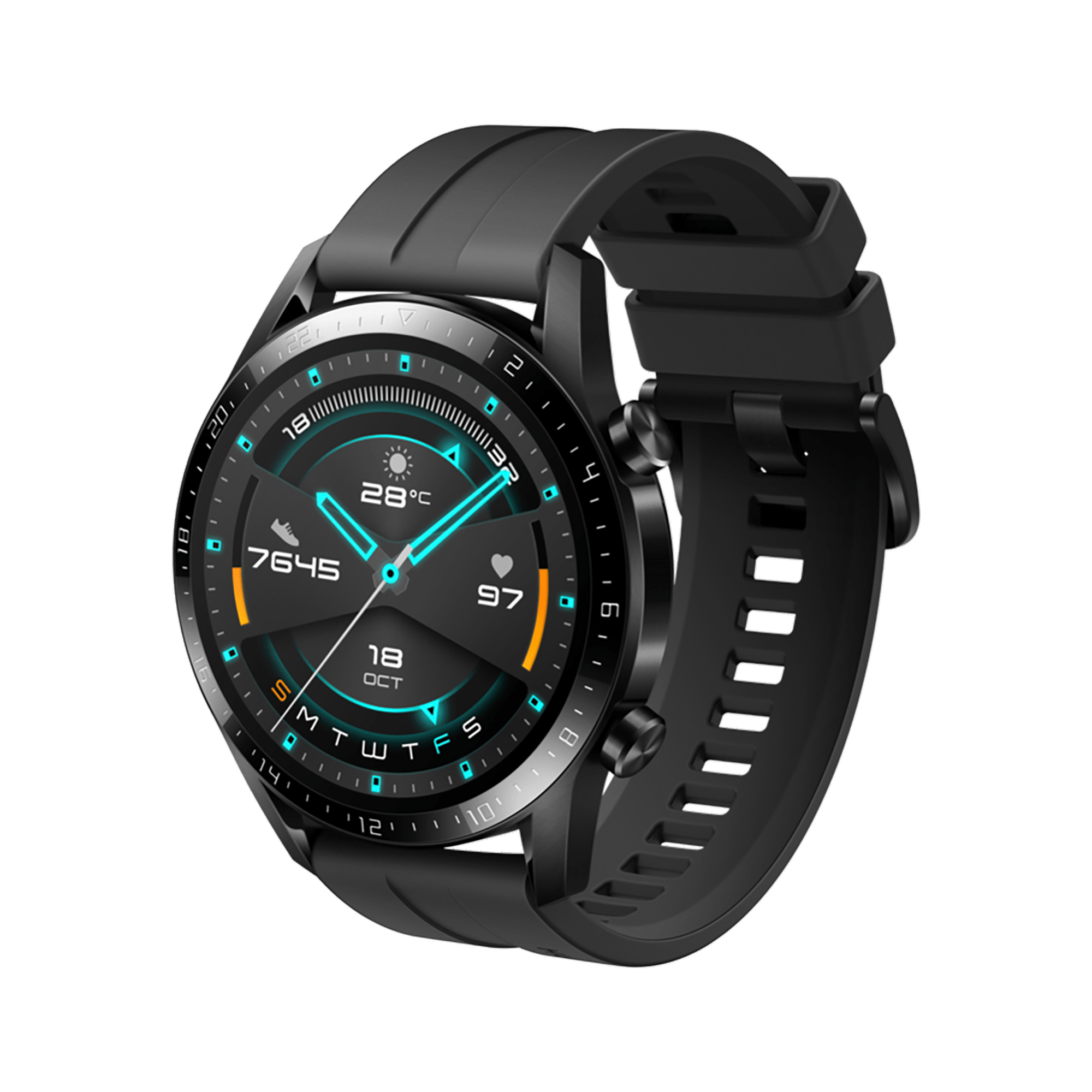Huawei Watch GT 2 46mm Sport Siyah Giyilebilir Teknoloji