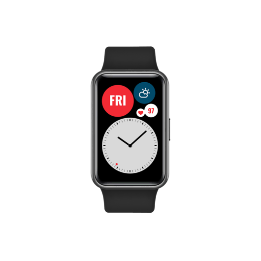 New Huawei Watch Fit STIA-B09 Black Giyilebilir Teknoloji