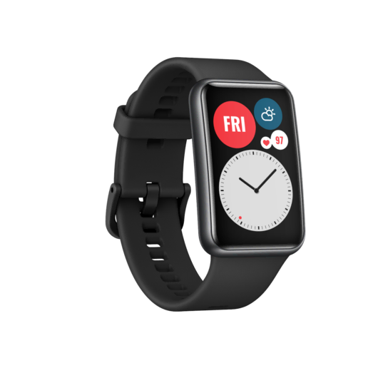 New Huawei Watch Fit STIA-B09 Black Giyilebilir Teknoloji