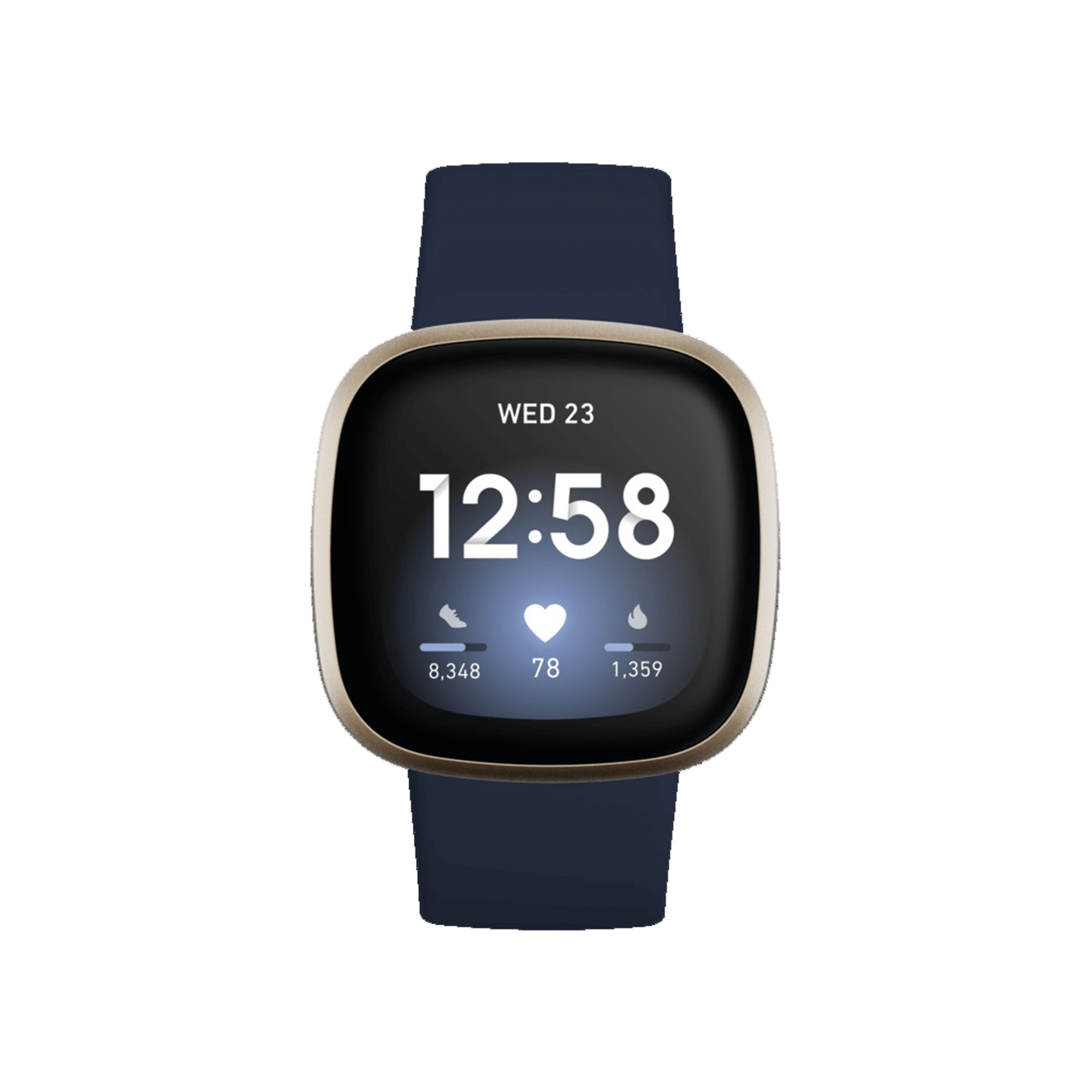 Fitbit Versa 3 - Gece Mavisi/Altın Akıllı Saat Akıllı Saat