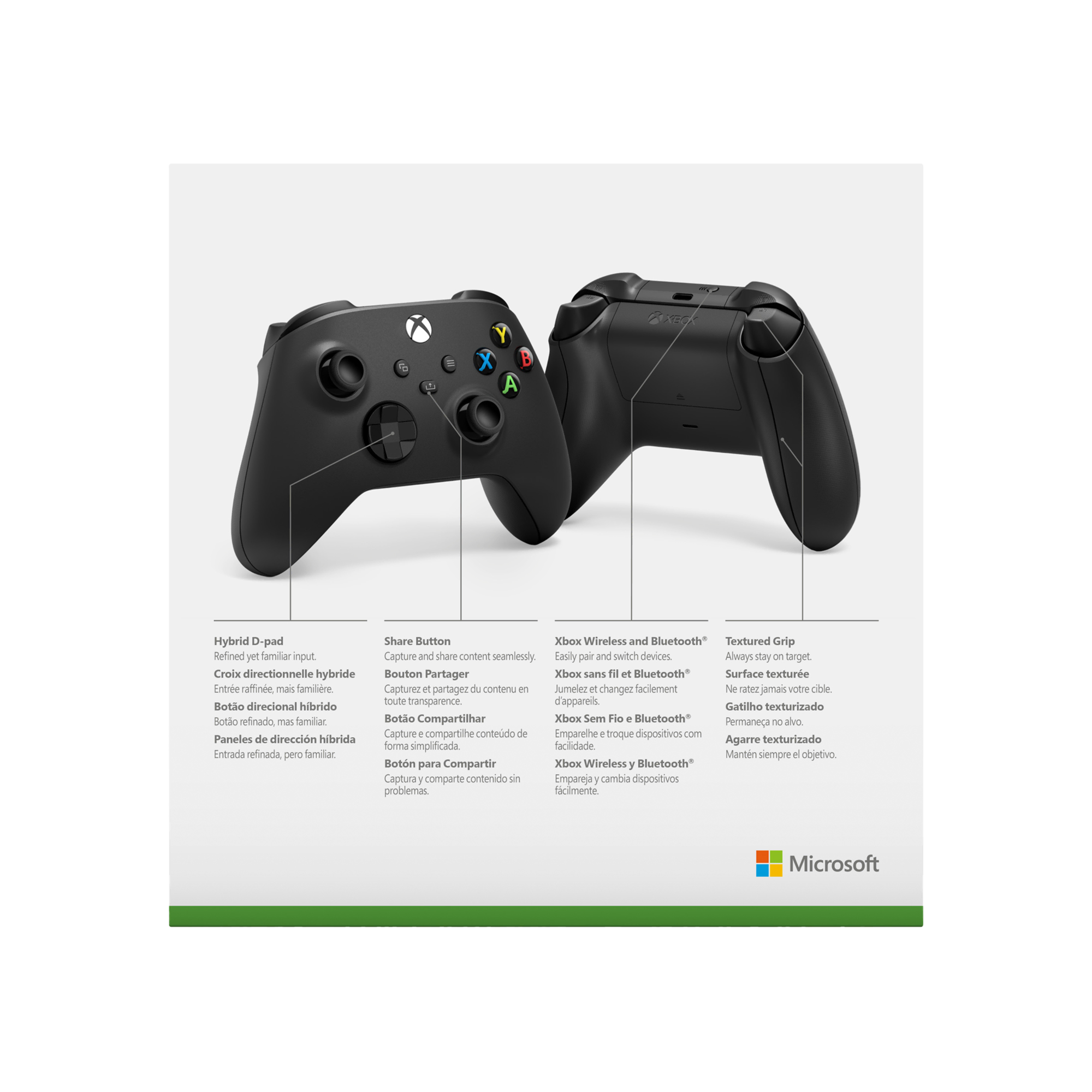 Microsoft Xbox Cntlr (Gen9) Carbon Black Oyun Konsolu Aksesuarları