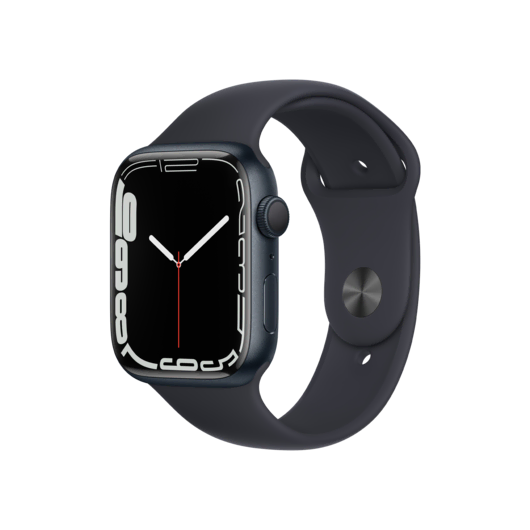 Apple Watch Series 7, 45mm Gece Yarısı Akıllı Saat