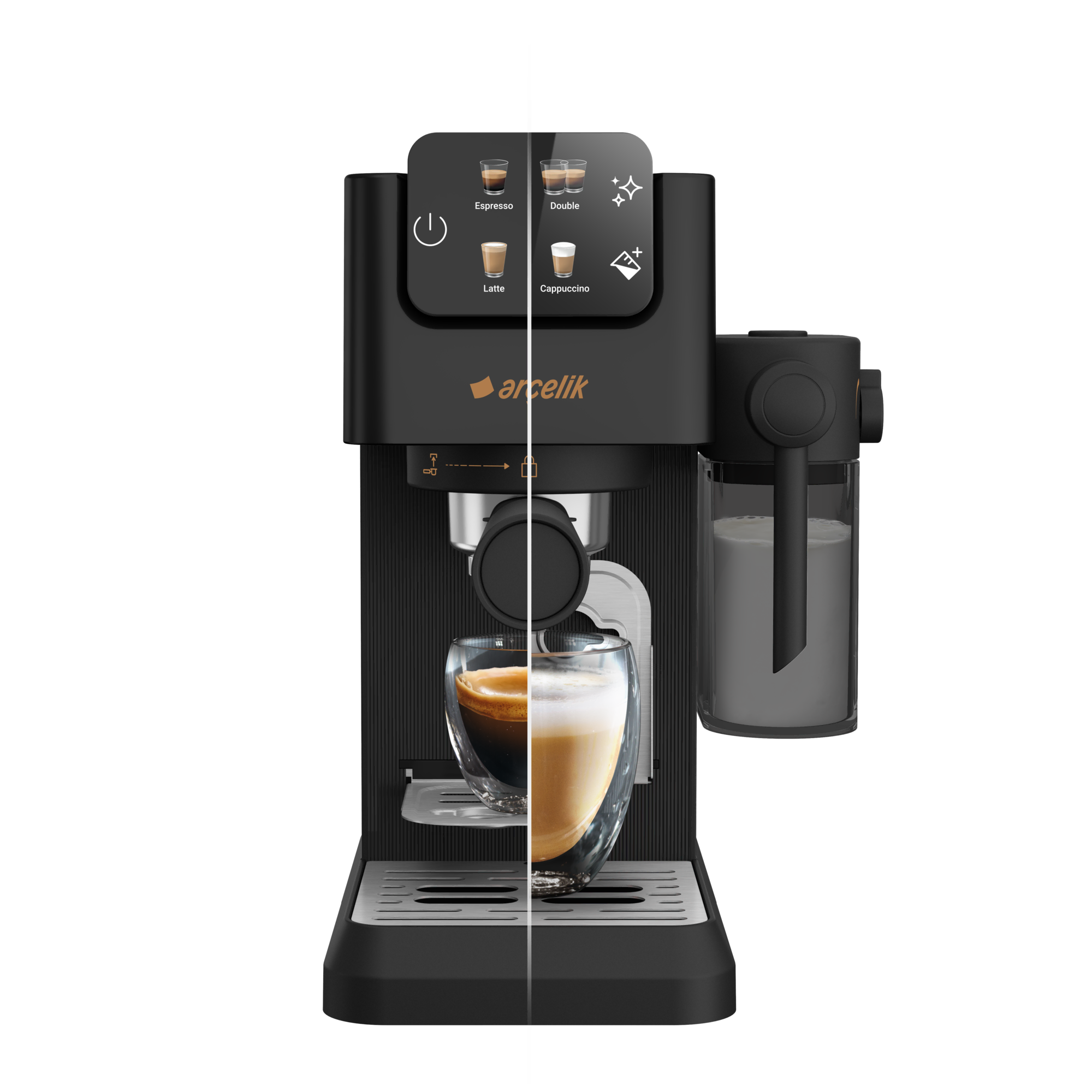 Arçelik Imperium Barista EM 3353 Yarı Otomatik Yarı Otomatik Espresso Makinesi