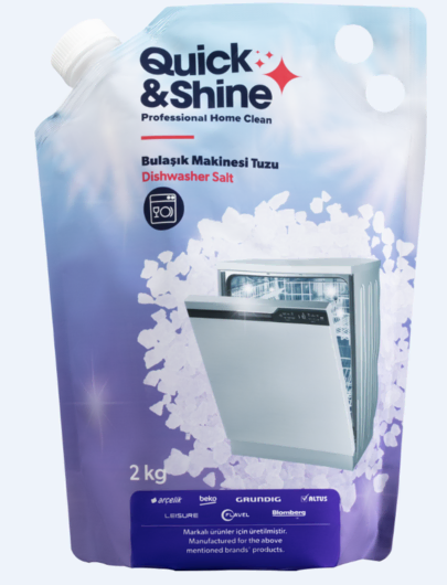 Bulaşık Makinası Tuzu 2 kg Quick&Shine Bulaşık Makinesi Temizlik ve Bakım Ürünleri