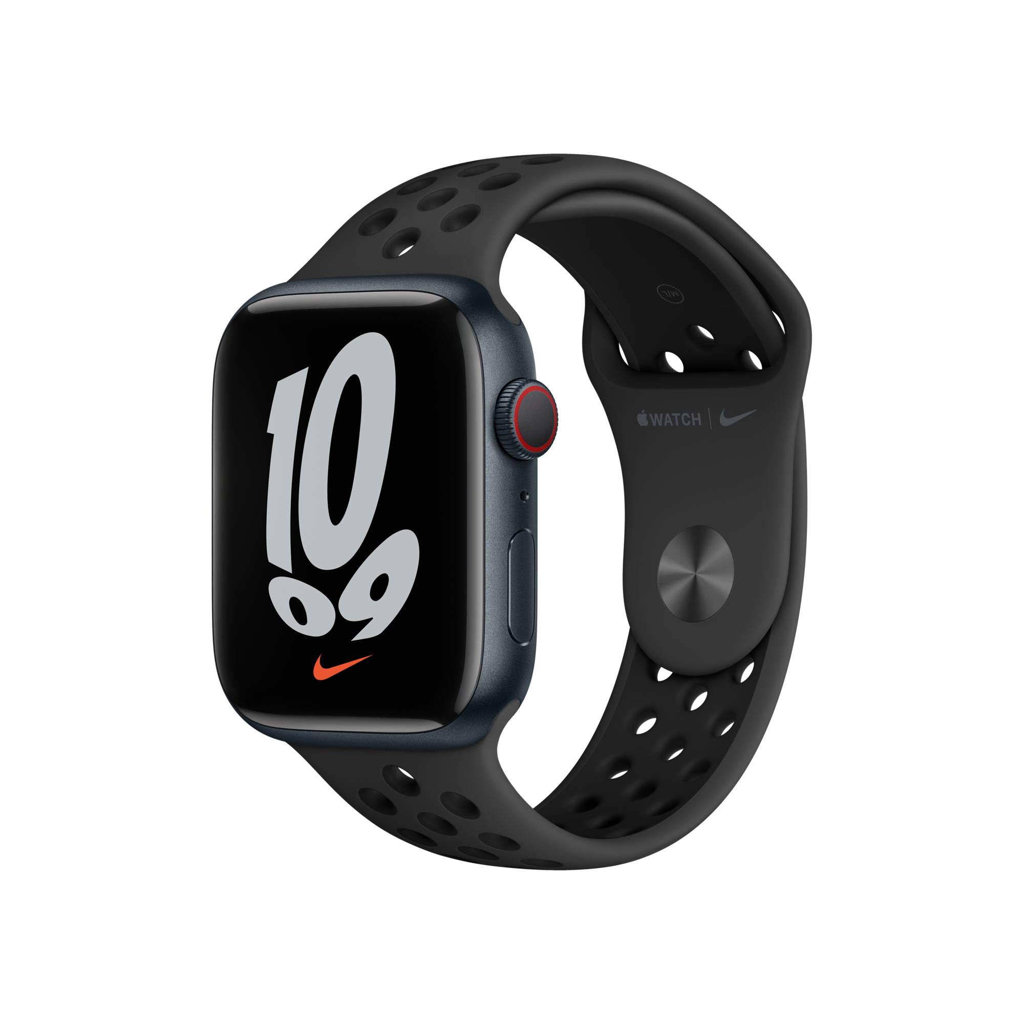 Apple Watch Nike S7 Cellular 45mm Siyah Akıllı Saat