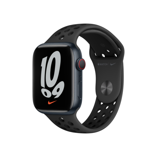 Apple Watch Nike S7 Cellular 45mm Siyah Akıllı Saat