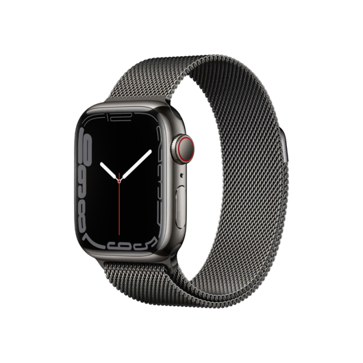 Apple Watch S7 Cellular 45 Grafit-Milano Akıllı Saat