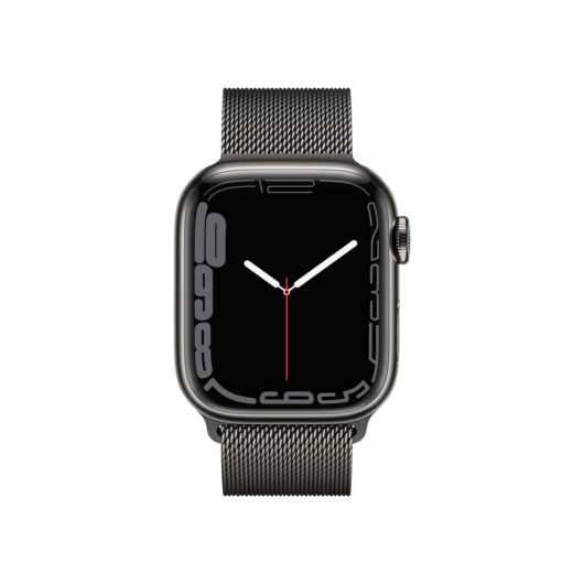 Apple Watch S7 Cellular 45 Grafit-Milano Akıllı Saat