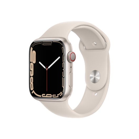 Apple Watch Series 7 Cellular 45mm Beyaz Akıllı Saat