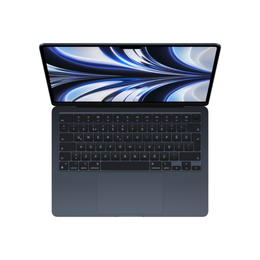 MacBook Air 13.6" 8/256GB Gece Yarısı Laptop