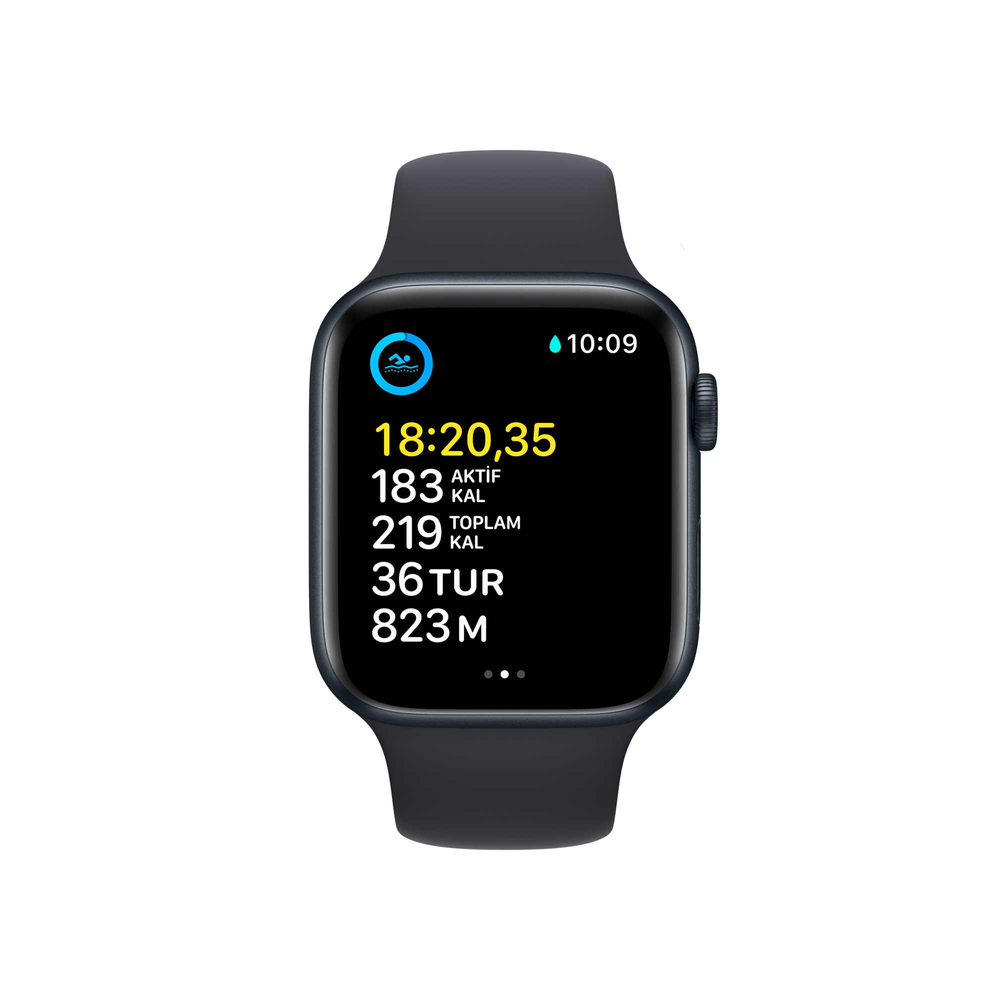 Apple Watch SE 2. Nesil, 44mm Gece Yarısı  Akıllı Saat