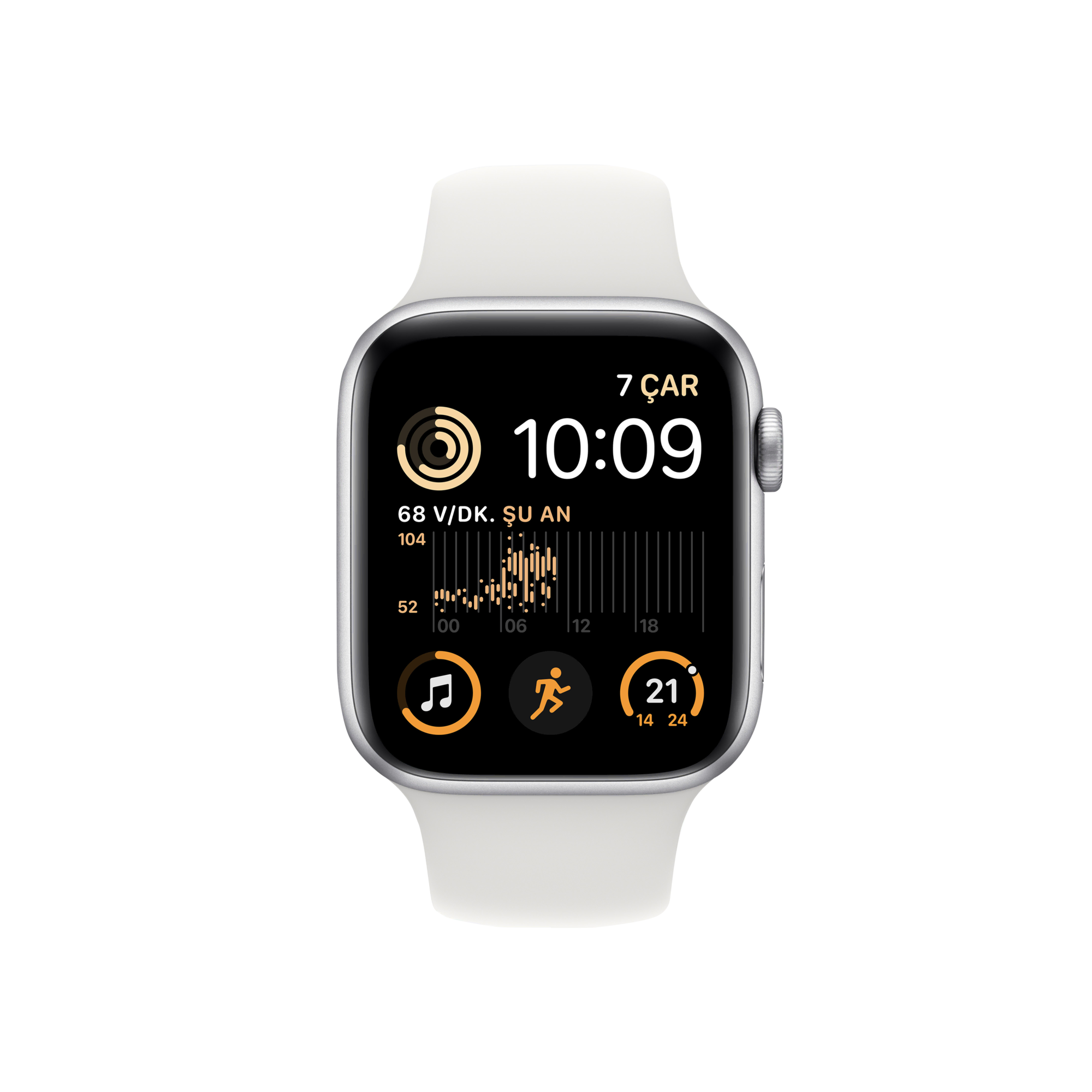 Apple Watch SE 2. Nesil, 44mm Gümüş Akıllı Saat
