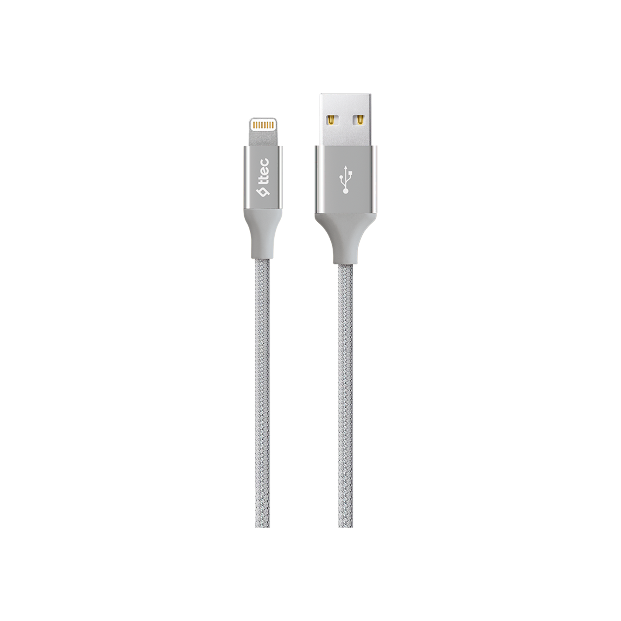 Ttec AlumiCable iPh. Şarj Kablosu Gümüş Şarj Kabloları