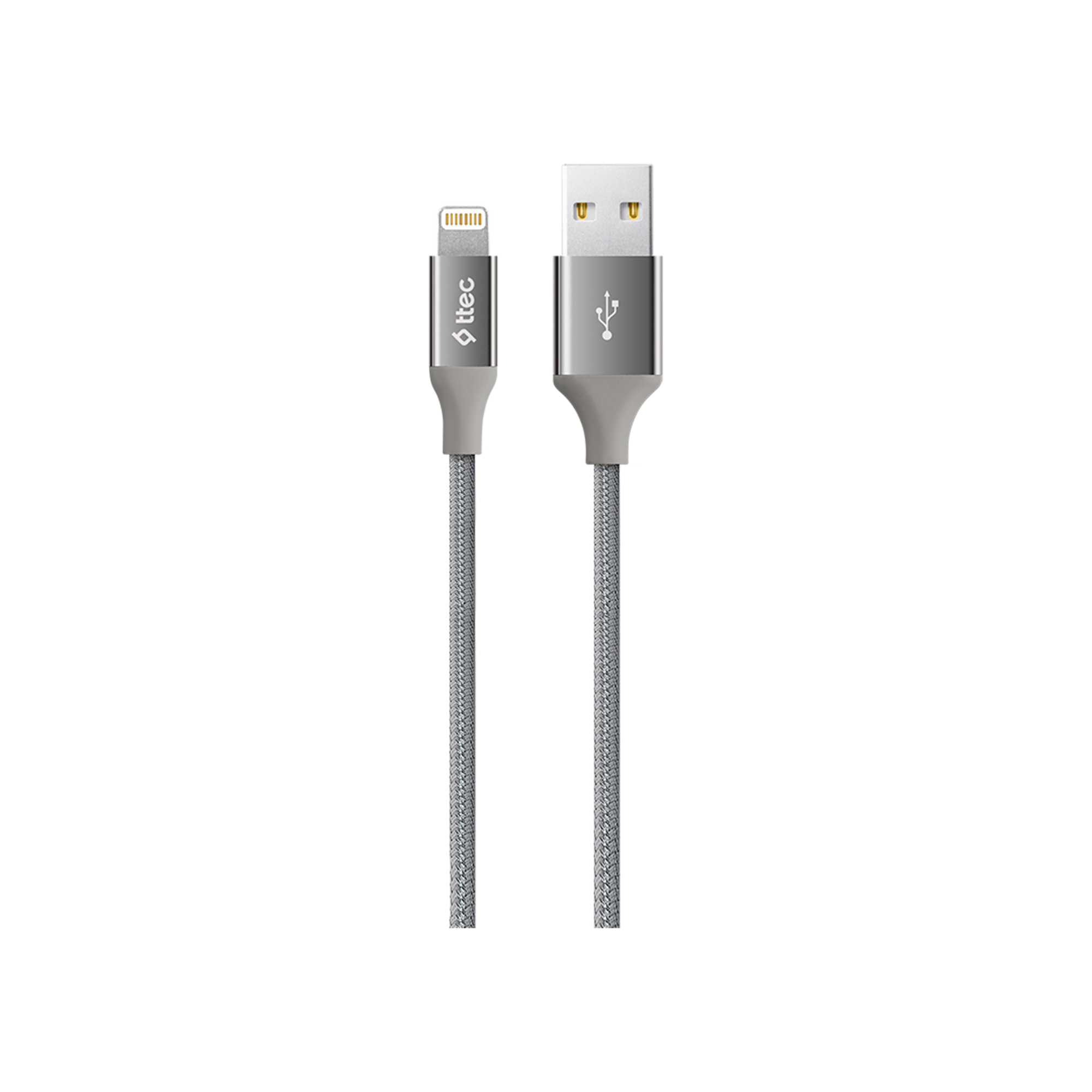 Ttec AlumiCable iPh. Şarj KablosuUzayGri Şarj Kabloları