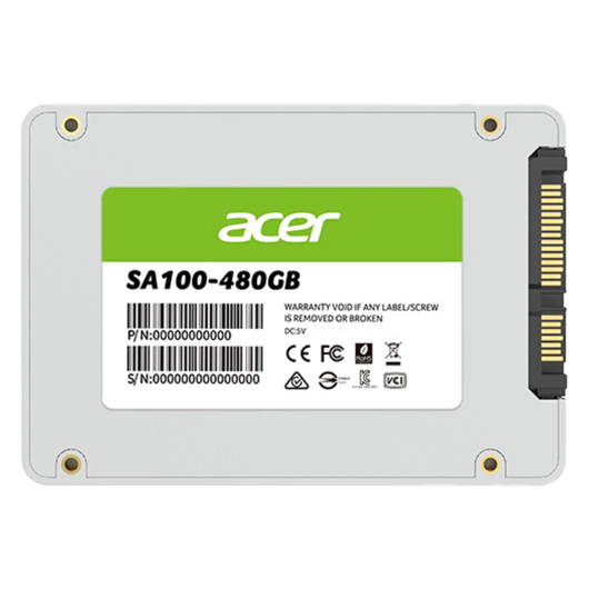 ACER SSD SA100 2.5'' 480GB Bilgisayar Çevre Birimleri