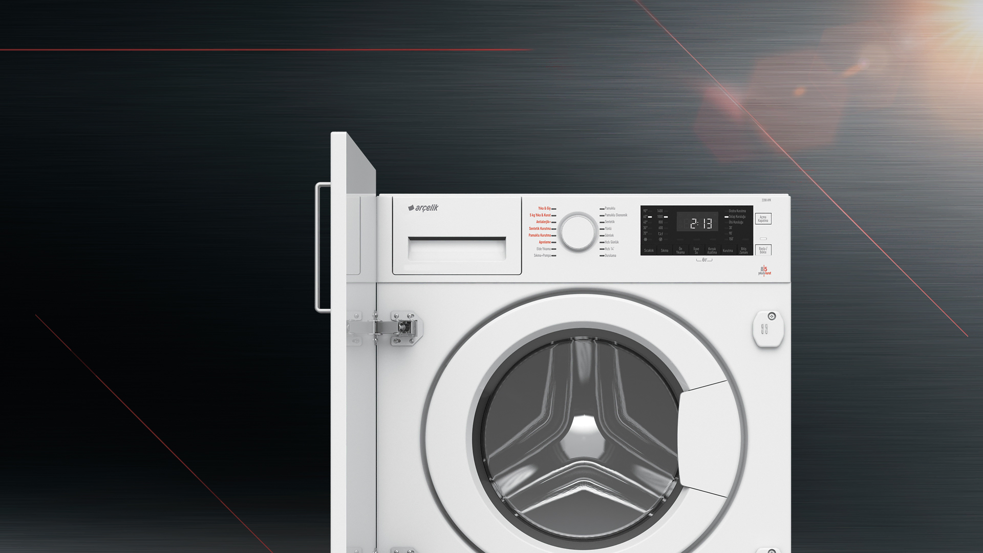 Ankastre Kurutmalı Çamaşır Makinesi